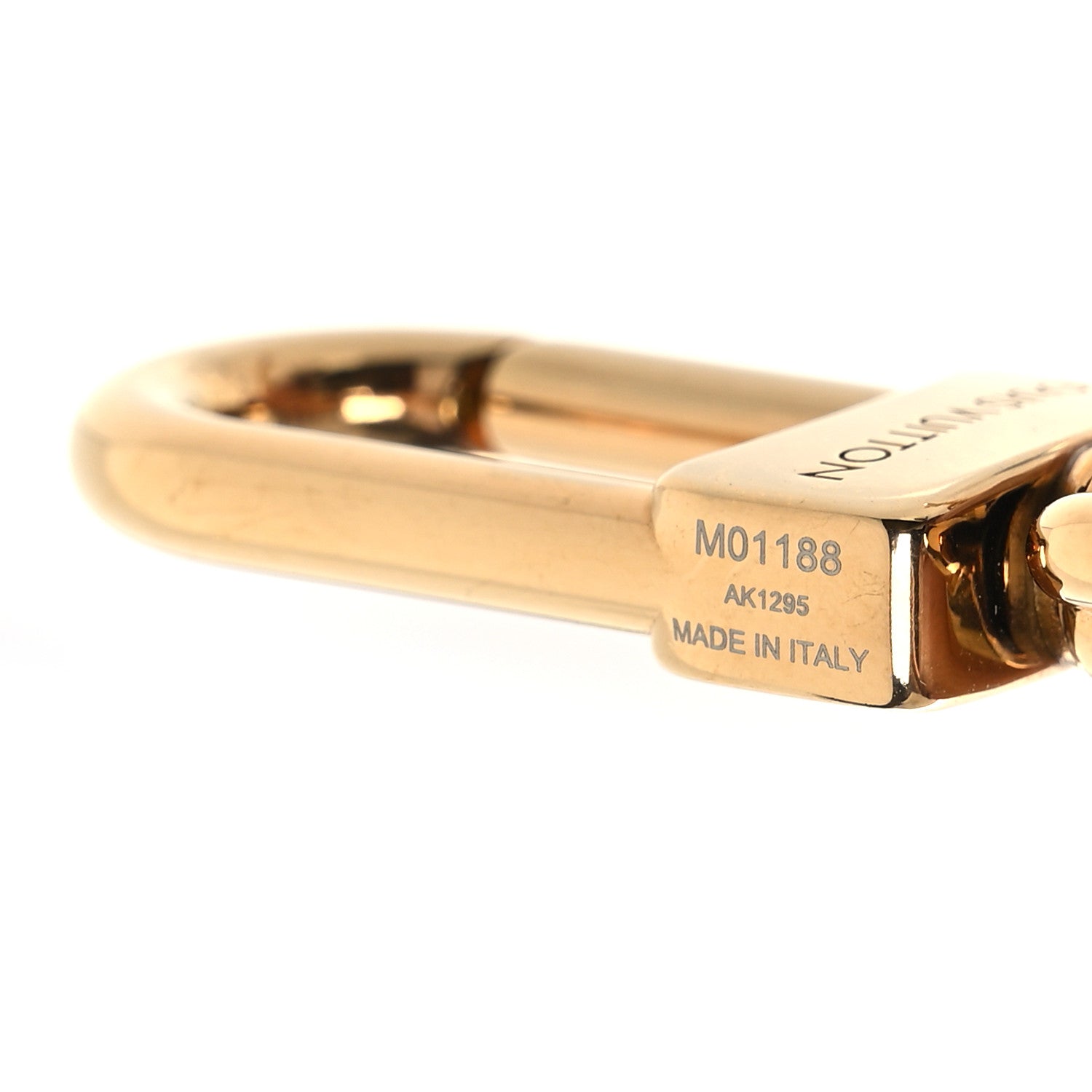Louis Vuitton Monogram Spring Street Bag Charm Key Holder Gold 3 of 4