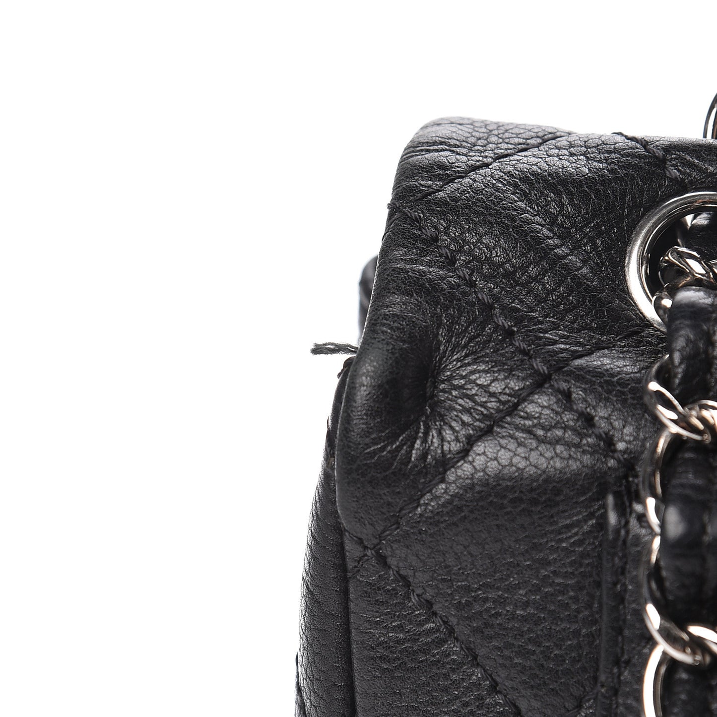 Caviar Quilted Maxi Single Flap Black