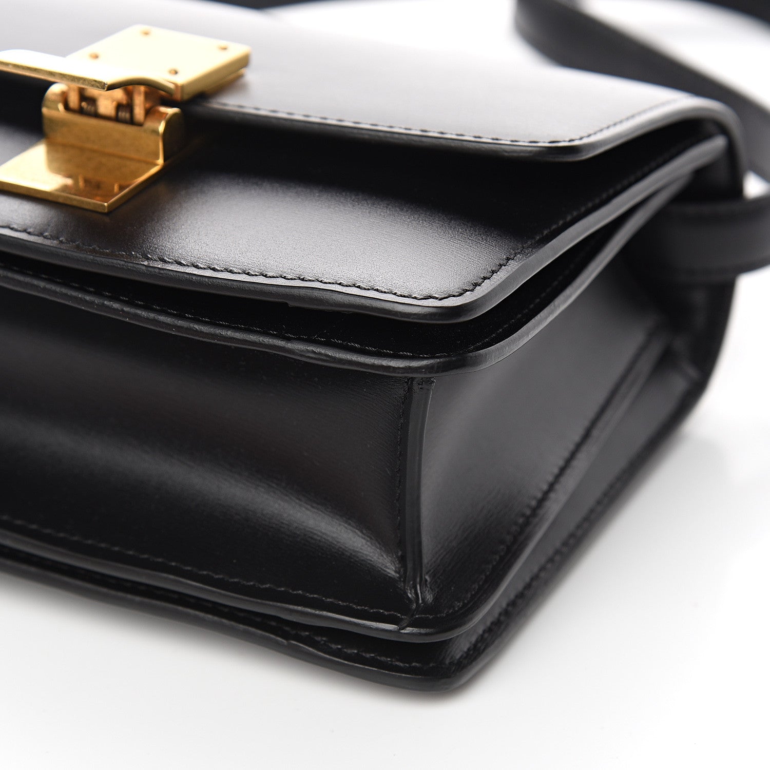 Celine Box Calfskin Small Classic Box Flap Bag Black 8 of 10