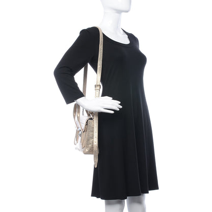 3.1 Phillip Lim 3.1 Textured Calfskin Mini Pashli Satchel Nude Platinum 2 of 9