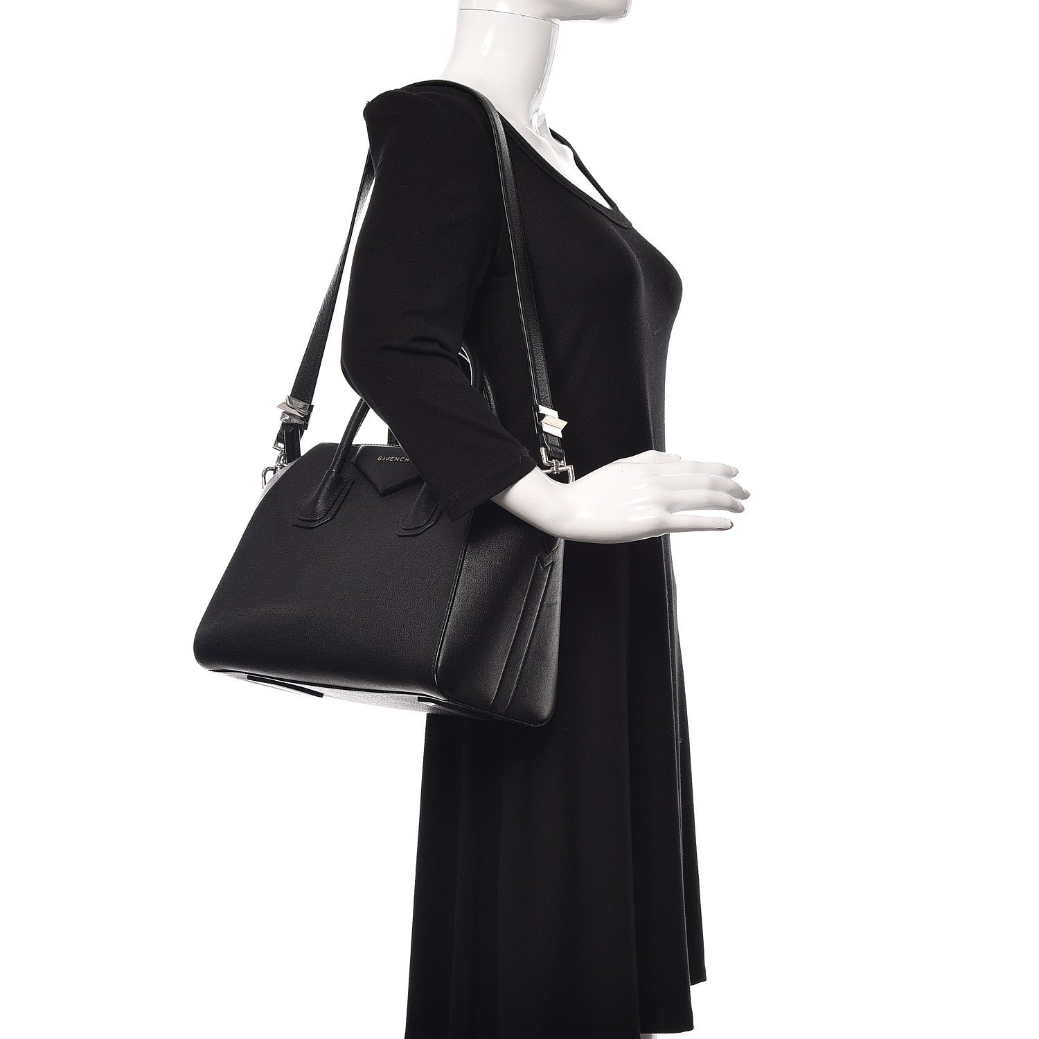 Givenchy Sugar Goatskin Small Antigona Black 2 of 11