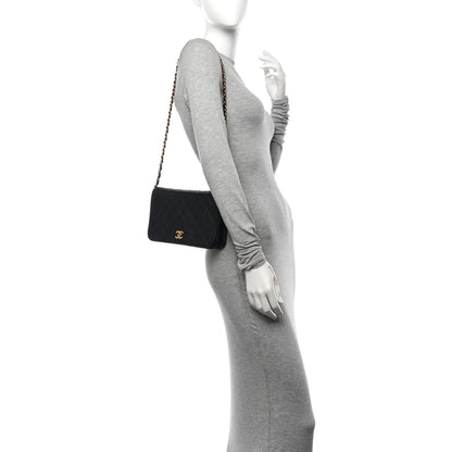 Chanel Lambskin Quilted Small Single Flap Black 2 of 12