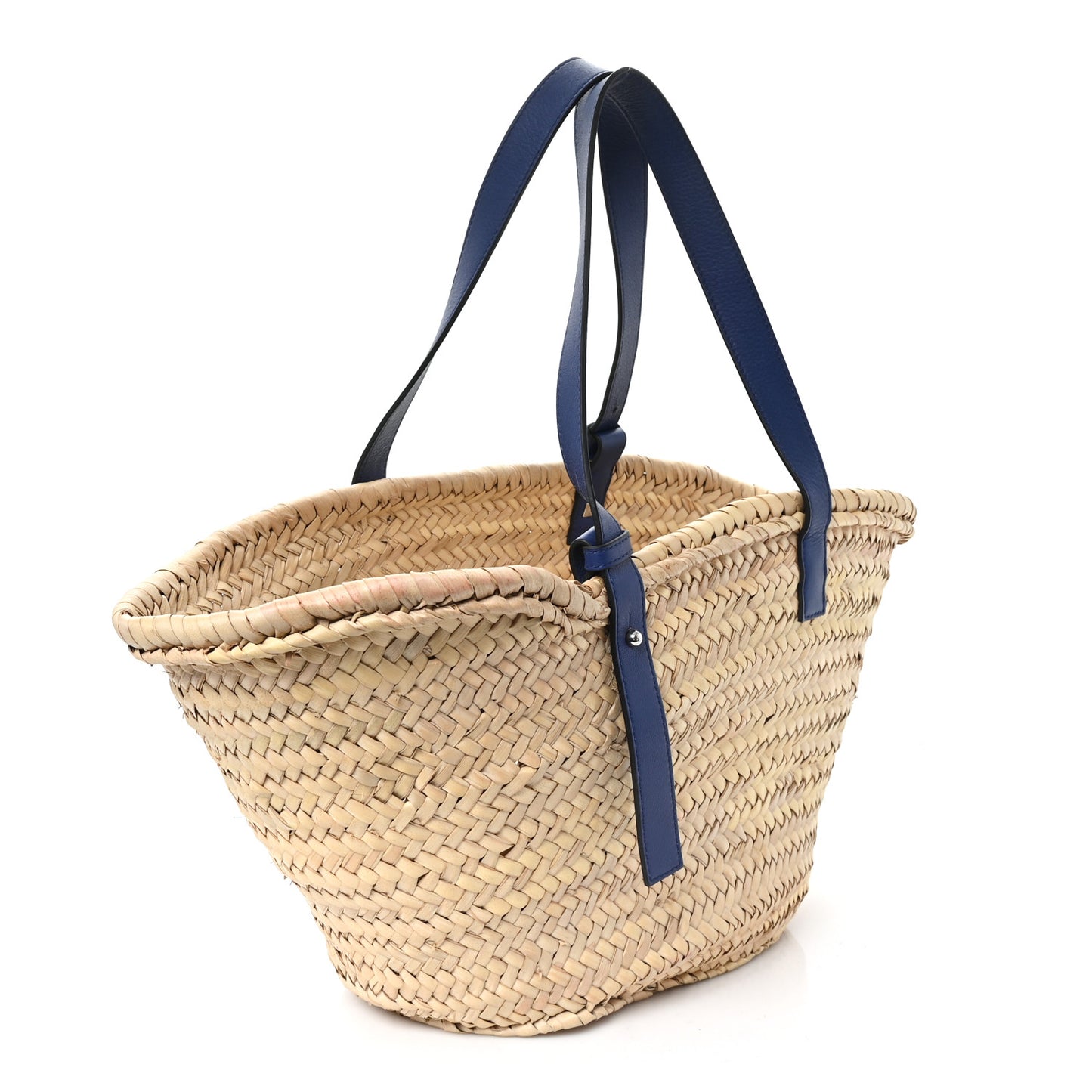 Raffia Basket Tote Bag Cream Multi