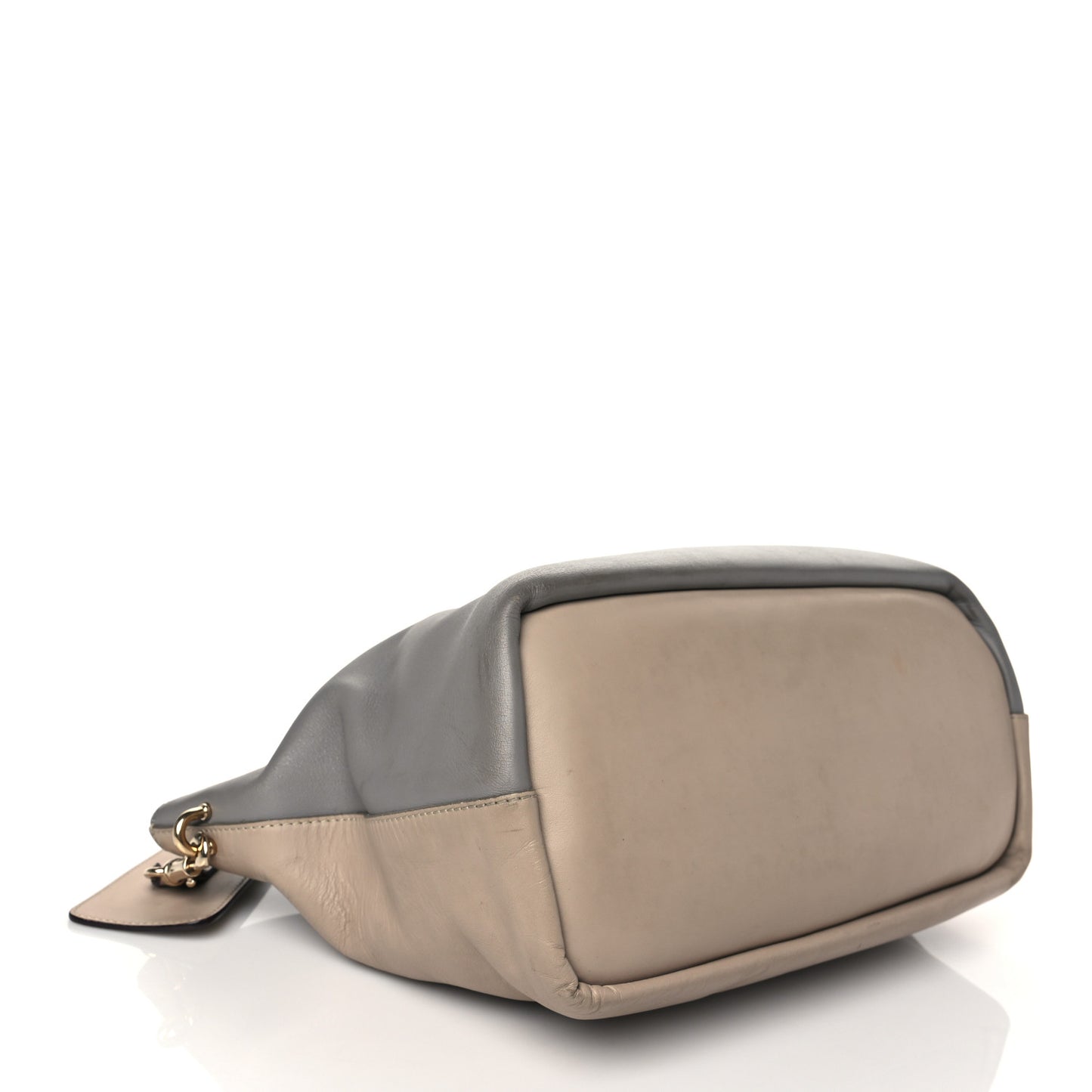 Smooth Calfskin Medium Baylee Tote Street Grey Rope Beige