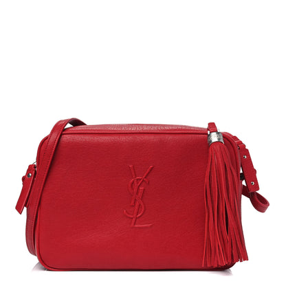 Saint Laurent Calfskin Monogram Small Lou Camera Bag Red 1 of 4