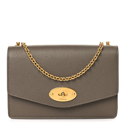 Mulberry Small Classic Grain Calfskin Small Darley Clay 1 of 8