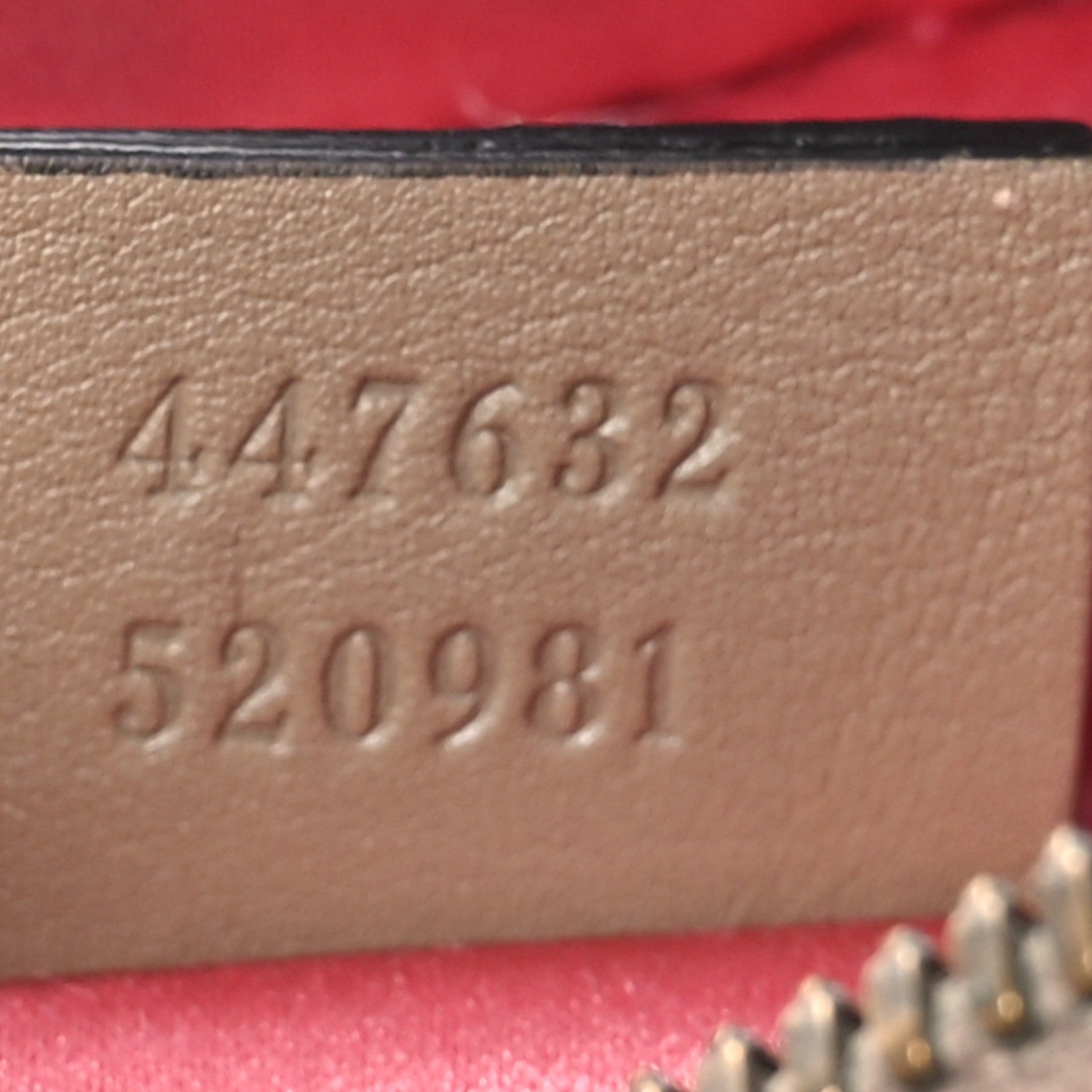 Gucci Velvet Matelasse Small GG Marmont Chain Shoulder Bag Taupe 7 of 13