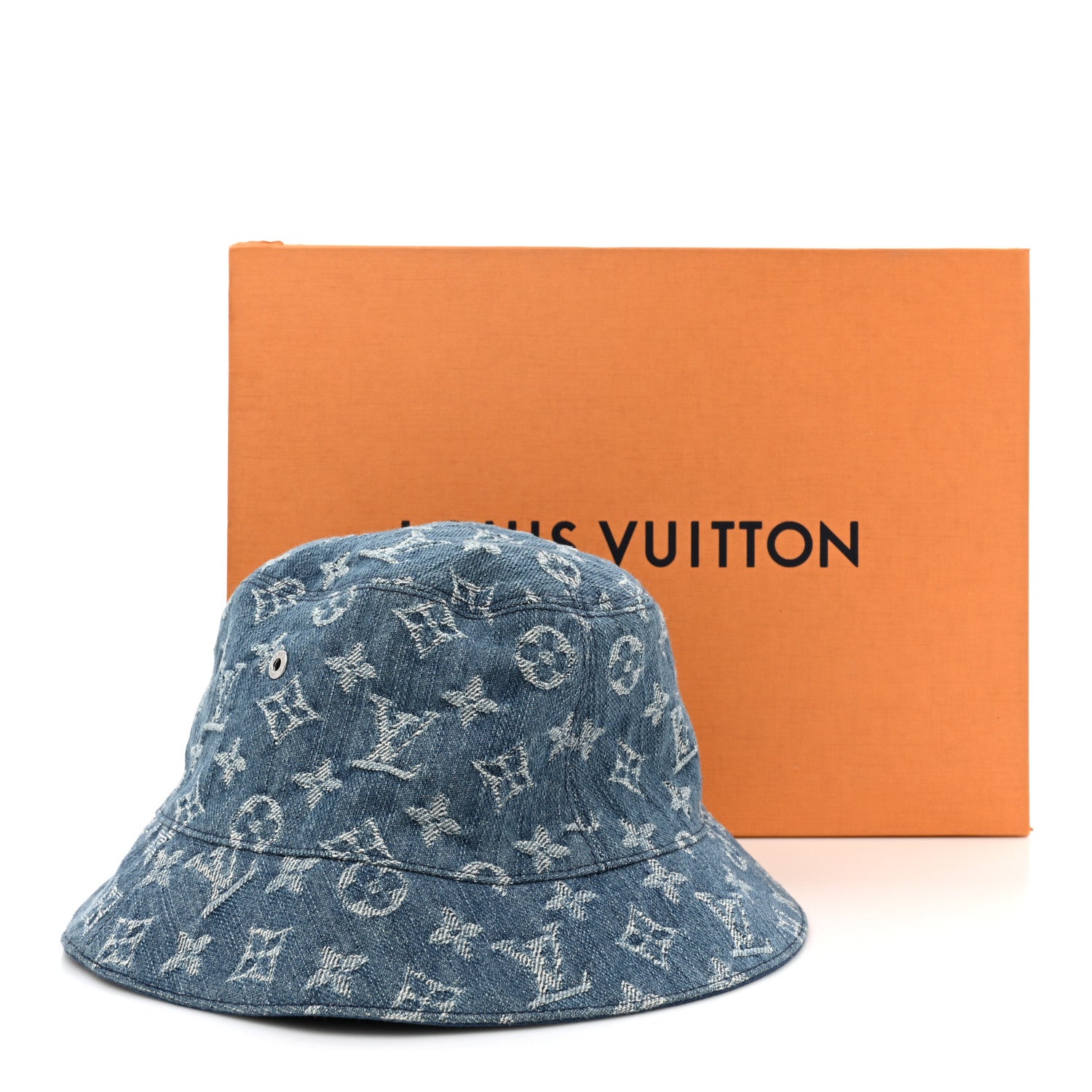 Louis Vuitton Monogram Denim Transformable Bob Bucket Hat Blue 15 of 15