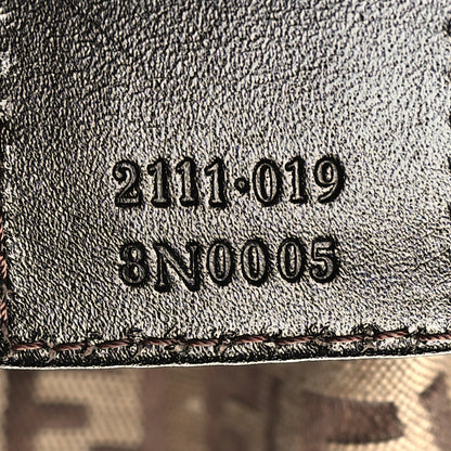 Fendi Zucchino Vitello Mini Pochette Tobacco 6 of 9