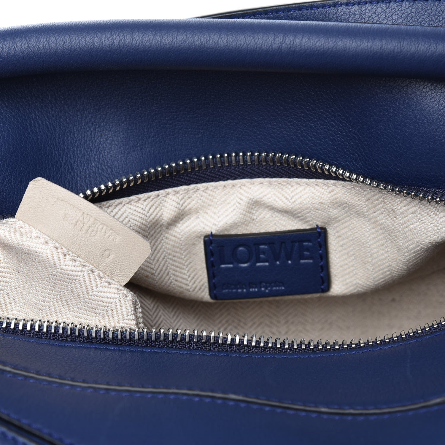 Loewe Calfskin Small Puzzle Bag Marine 9 of 10