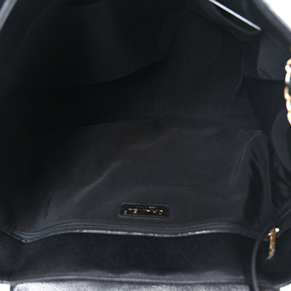 Chanel Caviar Quilted Flap Tote Black 5 of 10