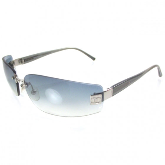 Chanel Frameless CC Logo Sunglasses Blue Gradient 1 of 13