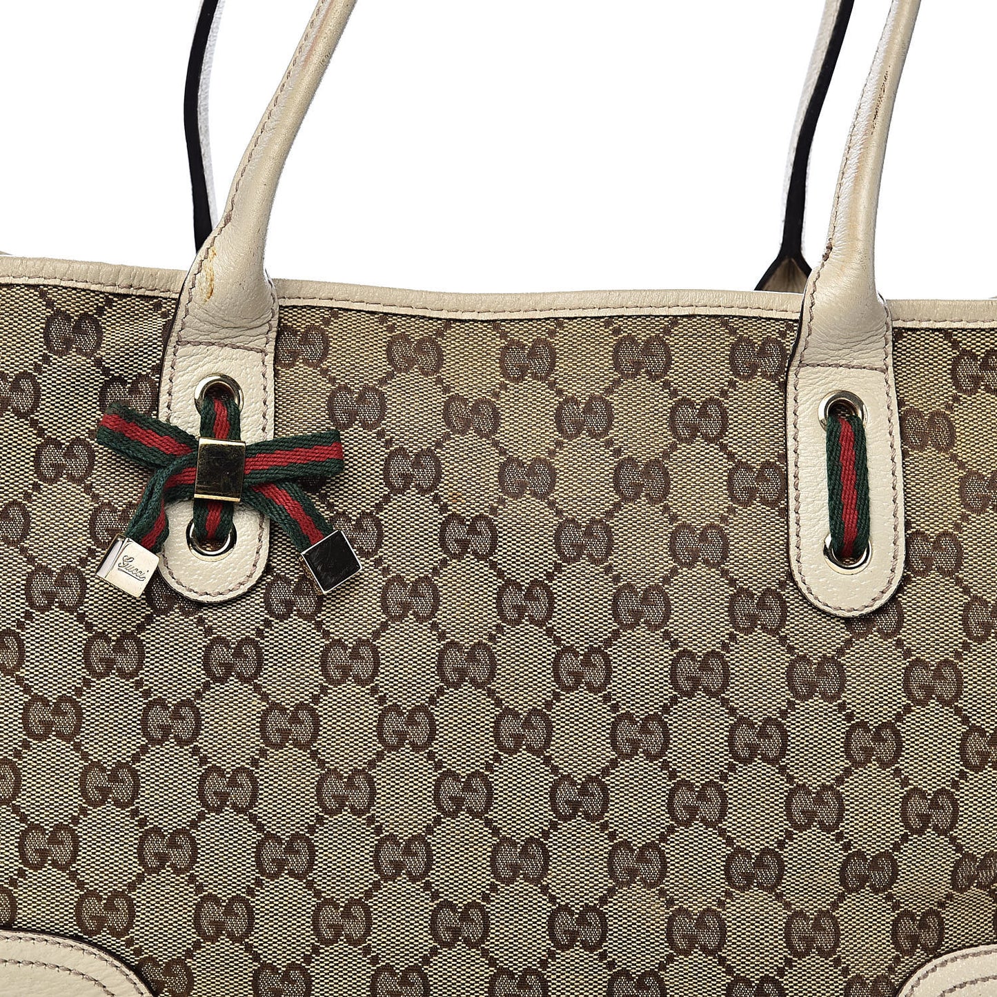 Monogram Medium Princy Tote Off White