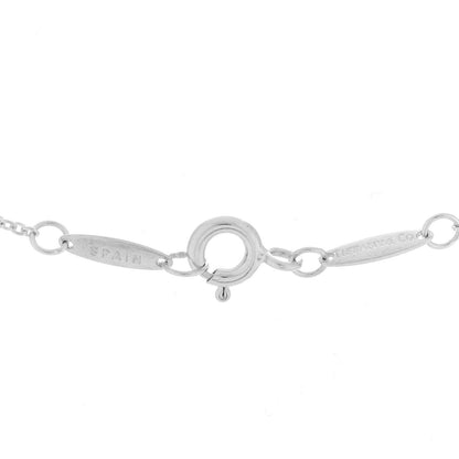 Tiffany Sterling Silver Diamond .03ct Elsa Peretti Diamonds by the Yard Pendant Necklace 5 of 5