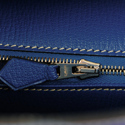 Hermes Epsom Birkin 35 Bleu Electrique Mykonos 14 of 24