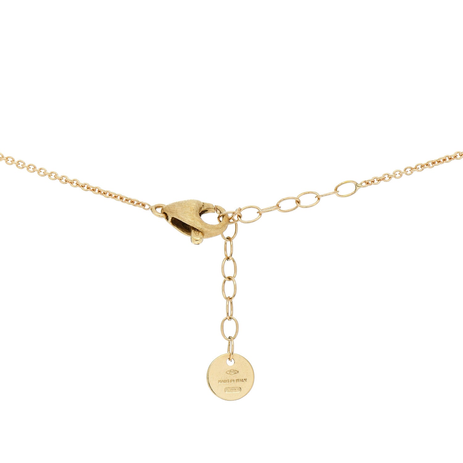 Marco Bicego 18K Yellow Gold Diamond Siviglia Drop Necklace 4 of 4