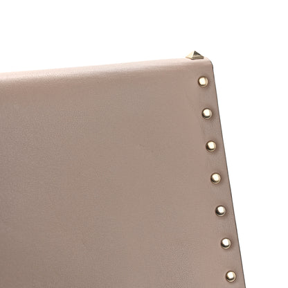 Valentino Garavani Vitello Medium Rockstud Envelope Flat Wristlet Pouch Poudre 8 of 8