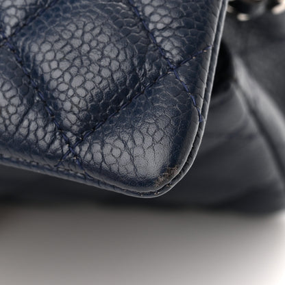 Chanel Caviar Quilted Extra Mini Flap Blue 11 of 12