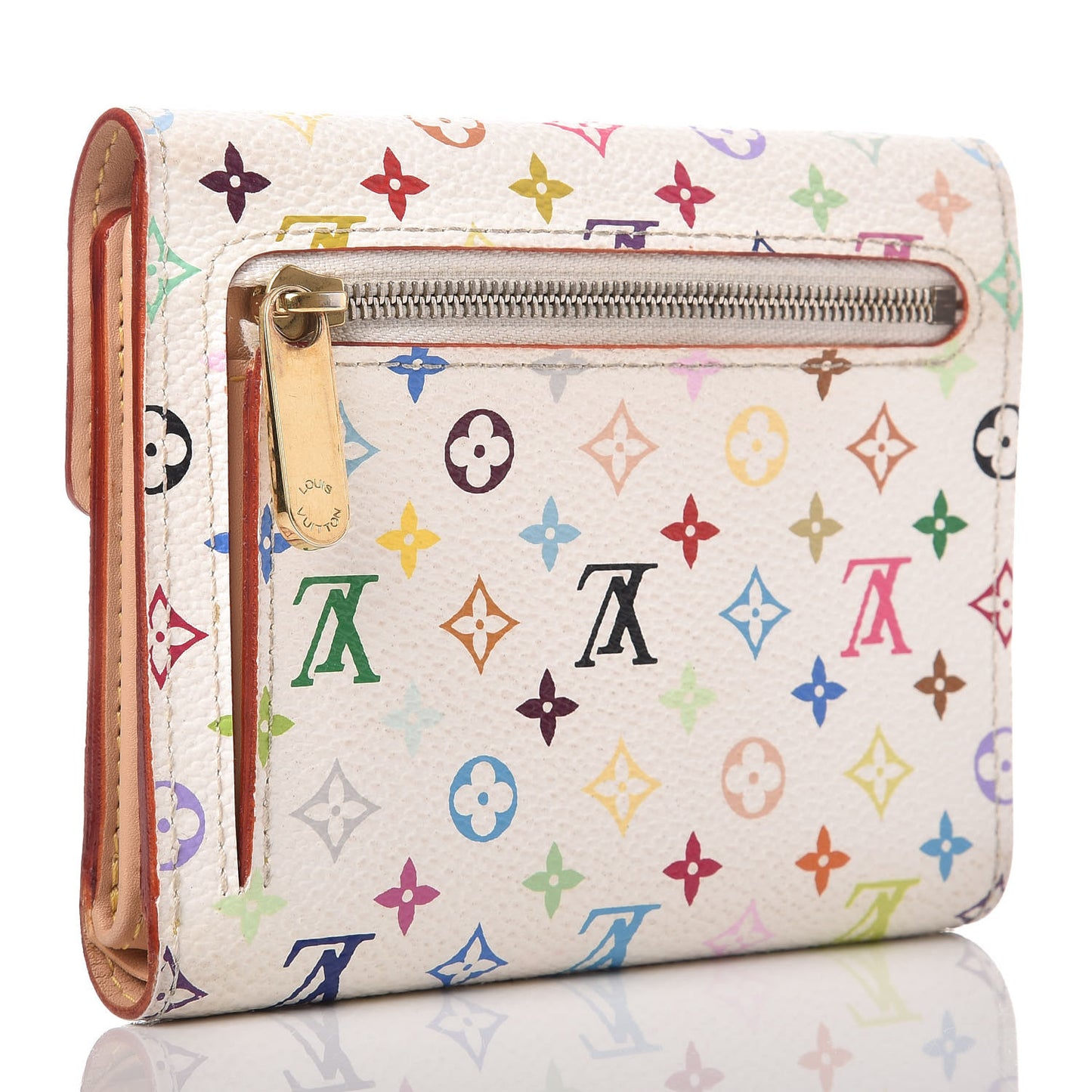 Monogram Multicolor Koala Wallet White