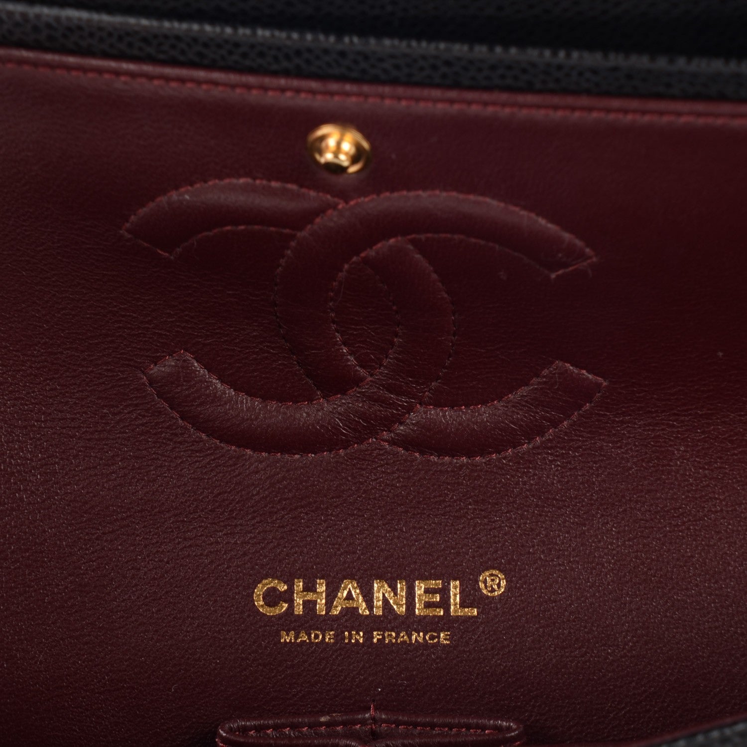 Chanel Caviar Quilted Medium Double Flap Black 7 of 9