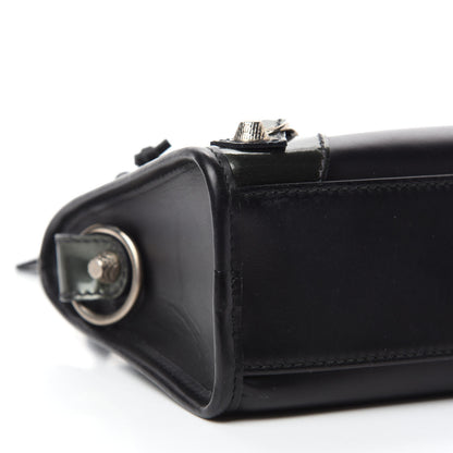 Balenciaga Smooth Calfskin Metallic Patent Giant 12 Silver Hardware Mini City Black Gris 6 of 10
