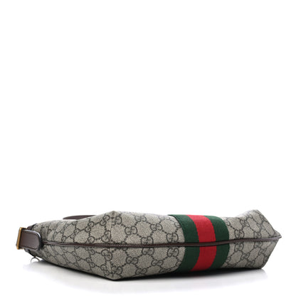 Gucci GG Supreme Monogram Web Small Ophidia Half Moon Hobo Brown 3 of 4