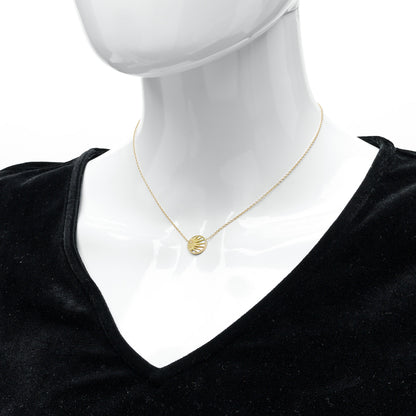 Christian Dior 18K Yellow White Gold Diamond Black Onyx Mother of Pearl Rose Celeste Pendant Necklace 2 of 8