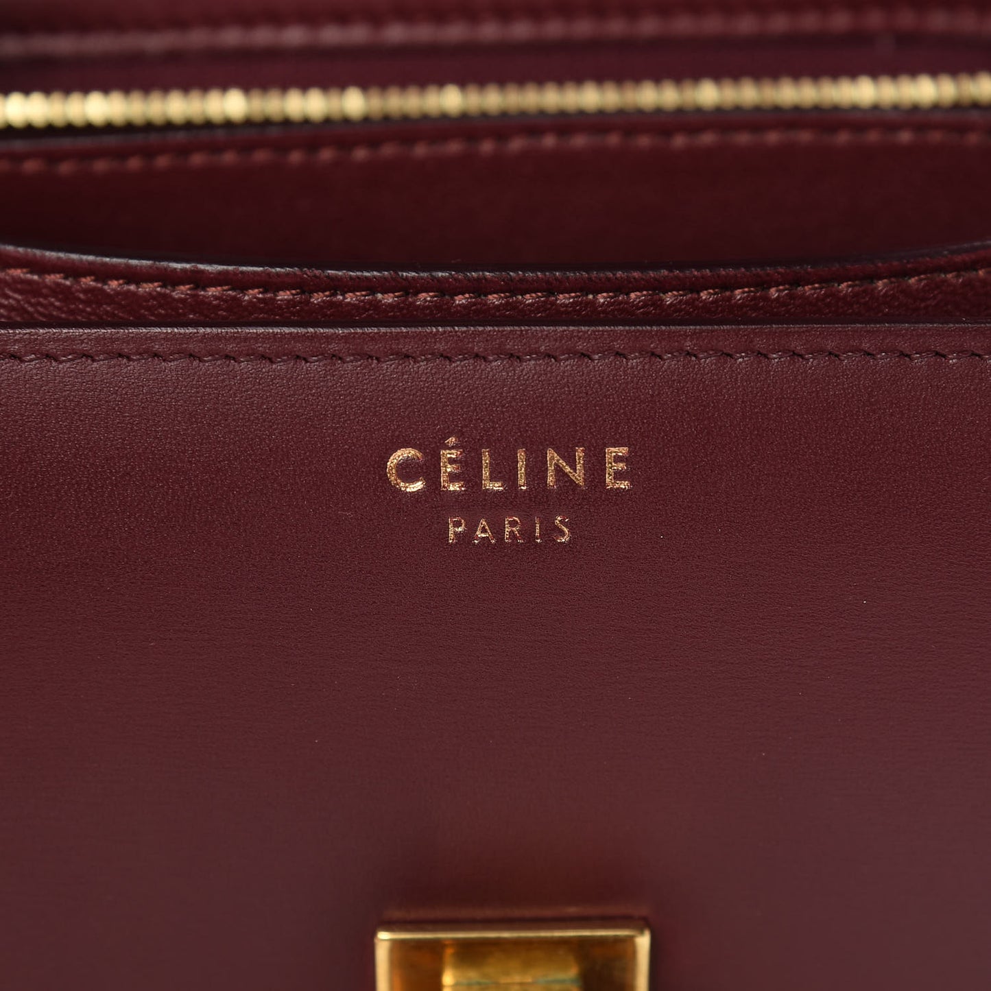 Box Calfskin Small Classic Box Flap Bag Burgundy