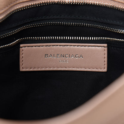 Balenciaga Shiny Goatskin Silver Metallic Edge Hardware S City Rose Des Sables 6 of 10