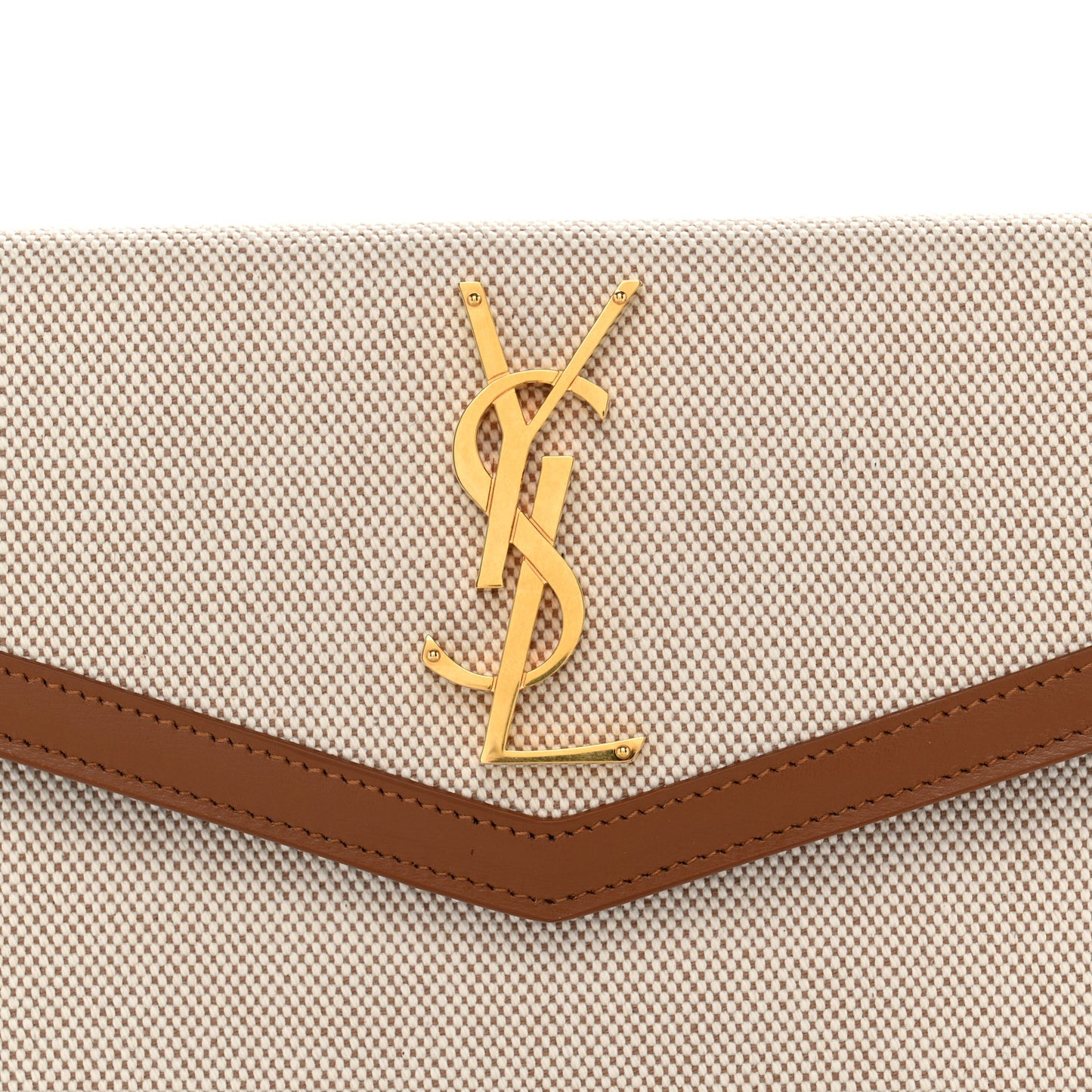 Canvas Uptown Pouch Natural Beige Brick