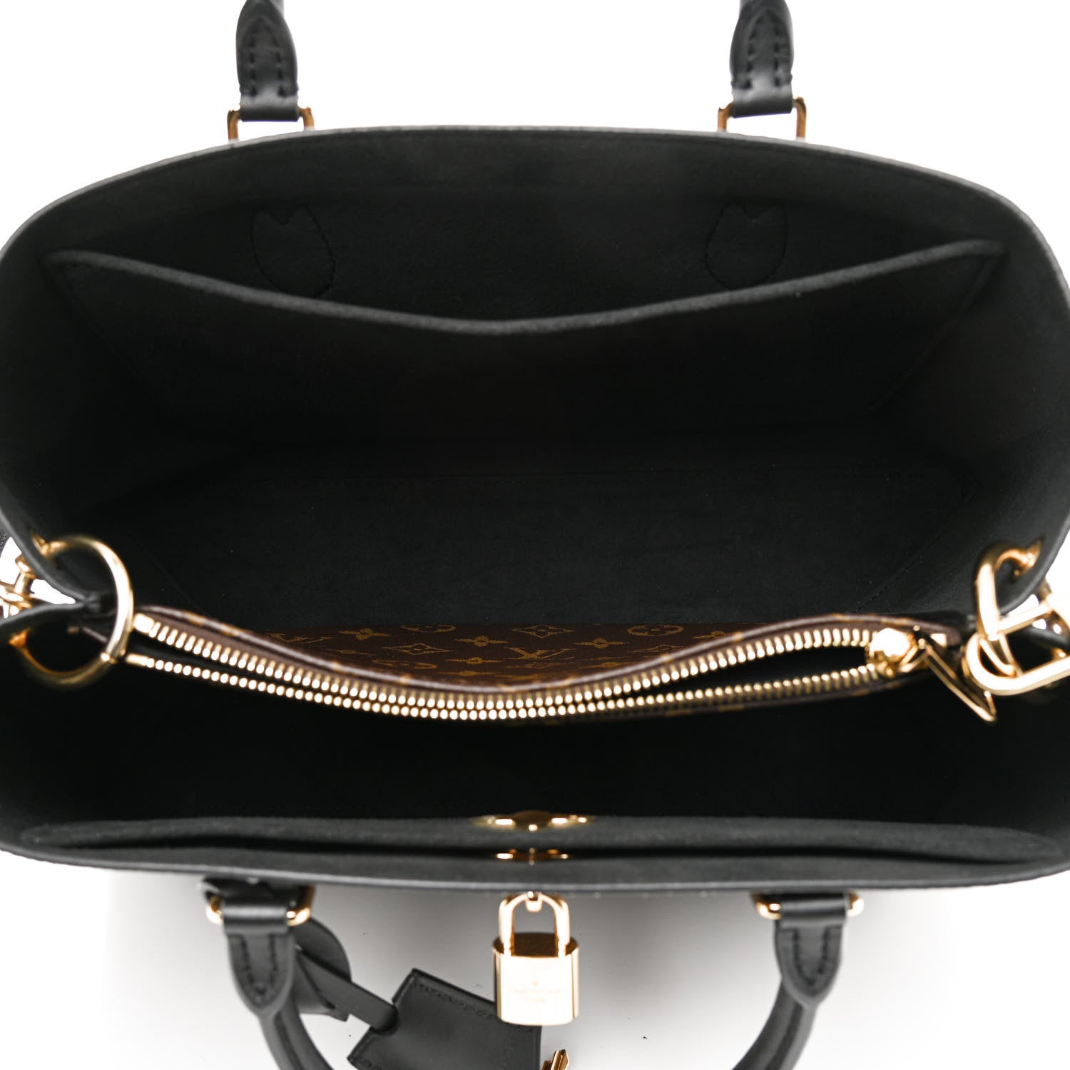Louis Vuitton Monogram Flower Tote Black 5 of 7