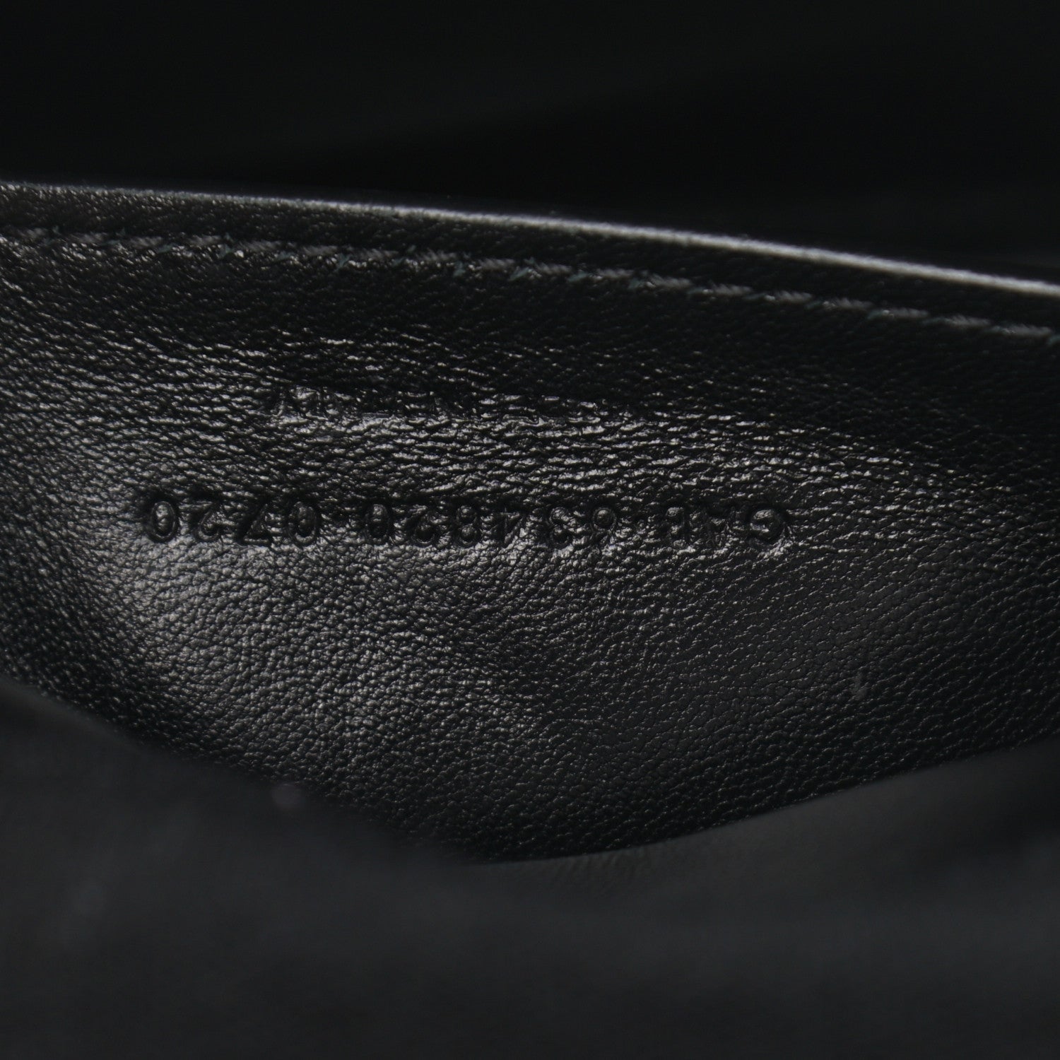 Saint Laurent Jersey Wool Patchwork Monogram Medium Jamie Baguette Black 7 of 9