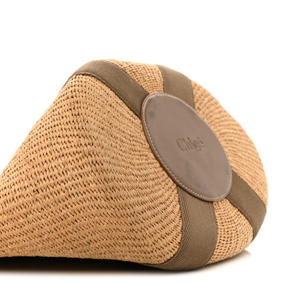 Chloe X MIFUKO Raffia Large Woody Basket Bag Green 8 of 14