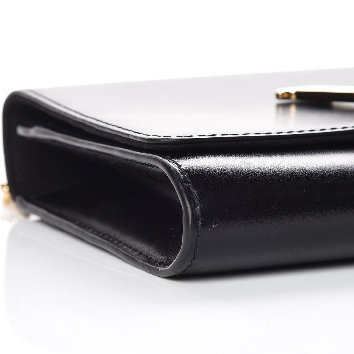 Calfskin Chain Louise MM Black