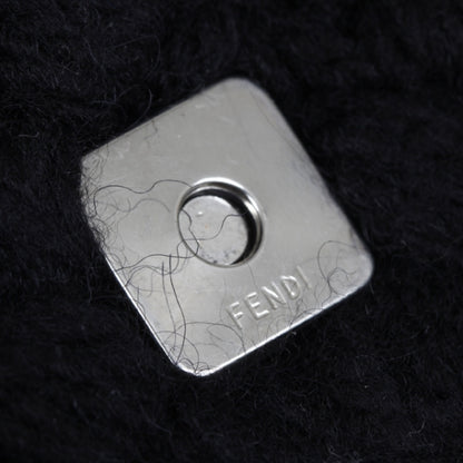 Fendi Woven Knit Baguette Black 9 of 12