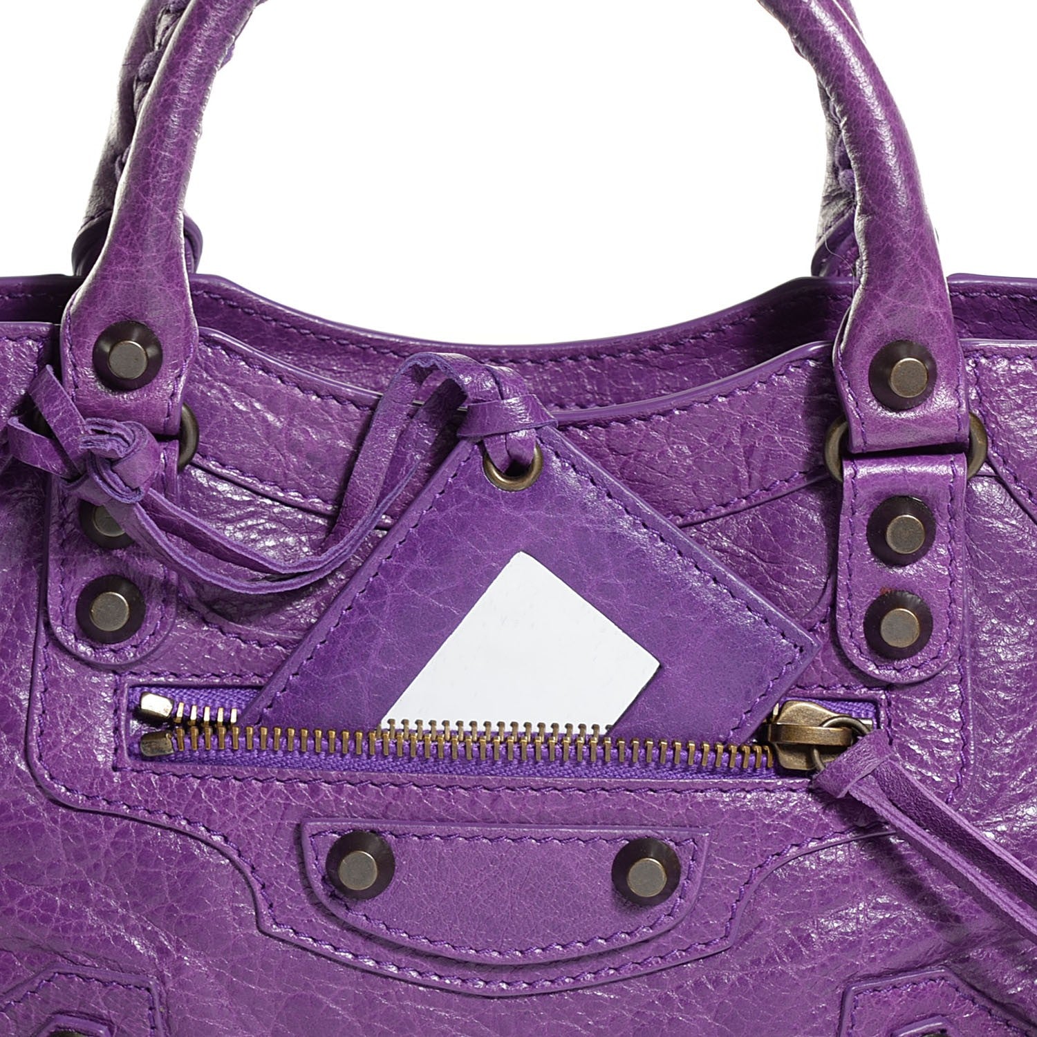 Balenciaga Agneau Classic Hardware Mini City Ultraviolet 12 of 12