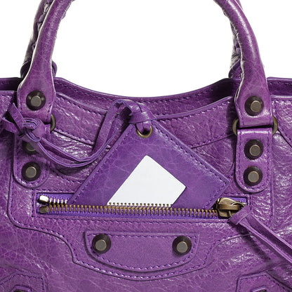 Balenciaga Agneau Classic Hardware Mini City Ultraviolet 12 of 12
