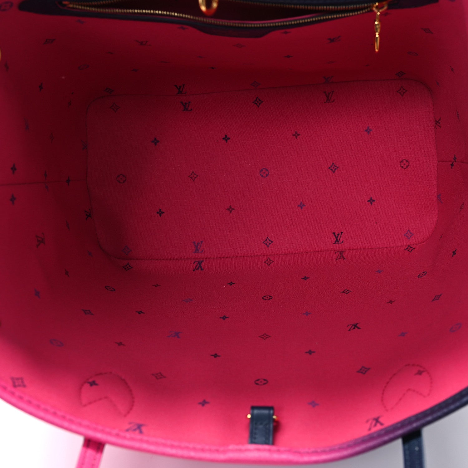 Louis Vuitton Monogram Giant Spring In The City Neverfull MM Midnight Fuchsia 6 of 11