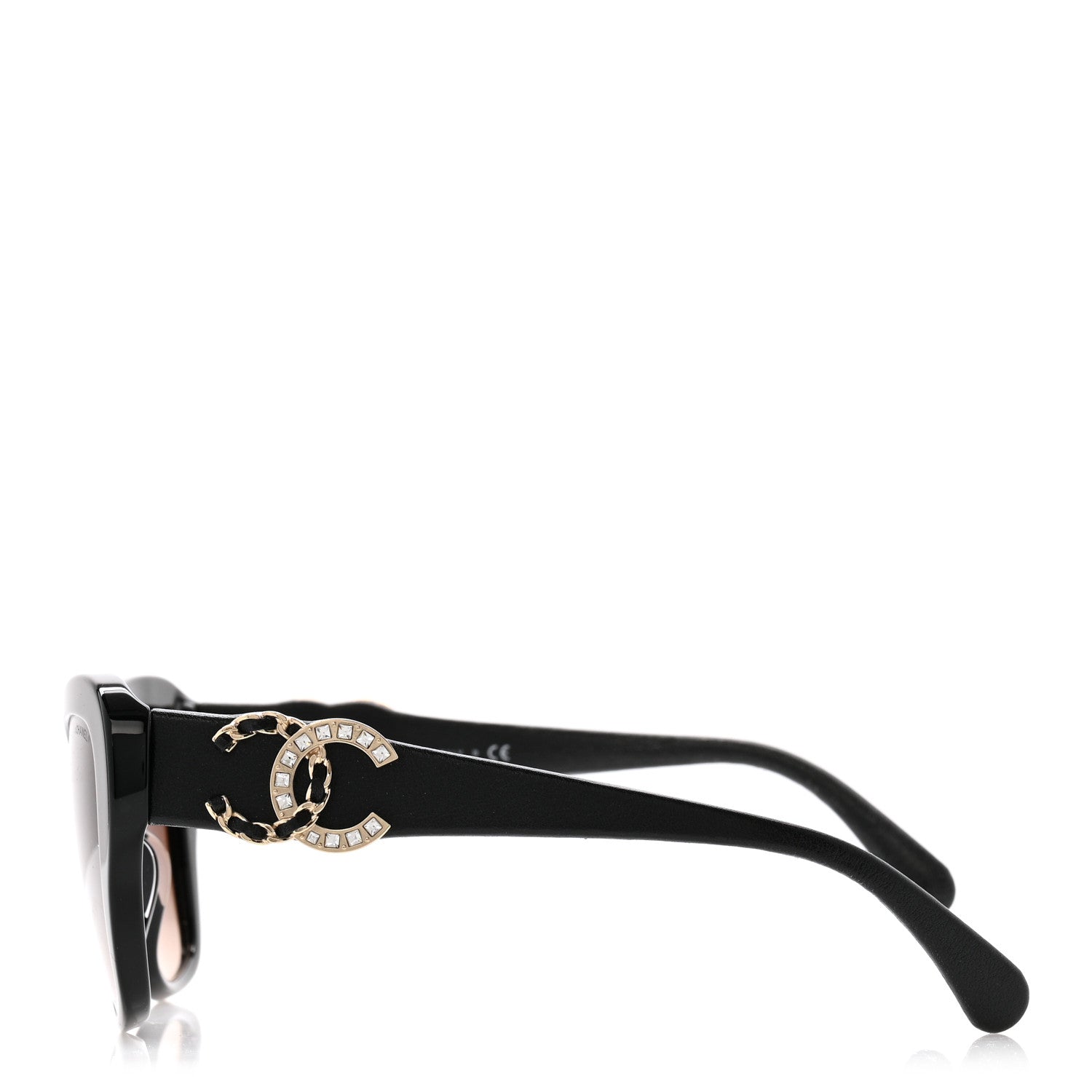 Chanel Acetate Lambskin CC Sunglasses 5457-Q-A Black 3 of 8