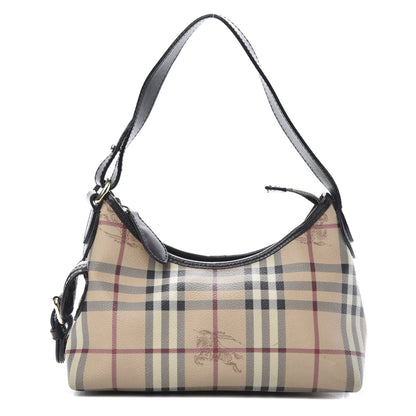 Burberry Haymarket Check Small Shoulder Bag Chocolate 1 of 13