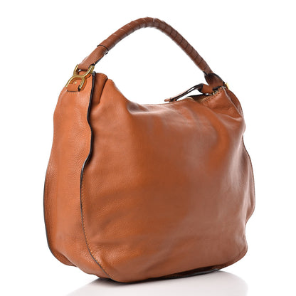 Chloe Calfskin Large Marcie Hobo Tan 3 of 8