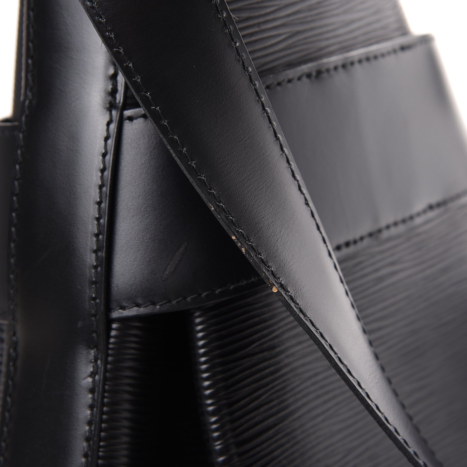 Louis Vuitton Epi Sac D'Epaule GM Black 12 of 14