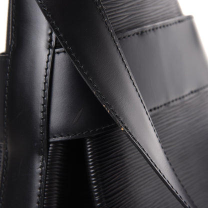 Louis Vuitton Epi Sac D'Epaule GM Black 12 of 14