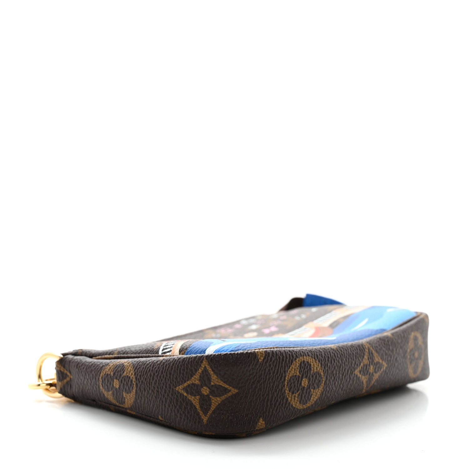 Louis Vuitton Monogram 2019 Christmas Animation Mini Venice Pochette Accessories Blue 4 of 9