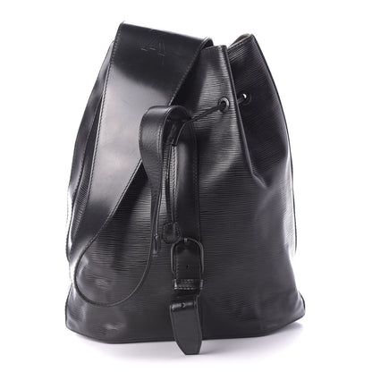 Louis Vuitton Epi Sac D'Epaule GM Black 3 of 17