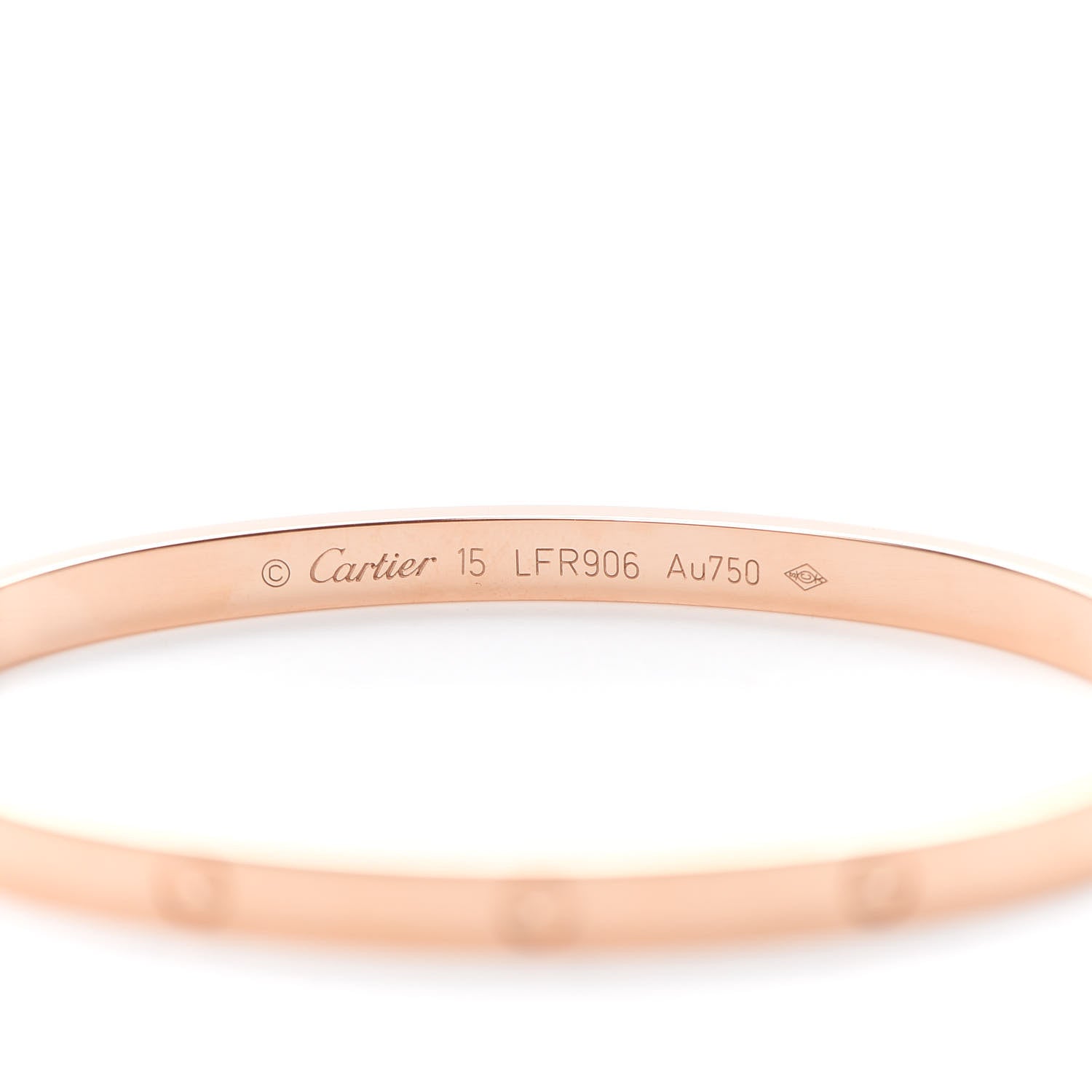 Cartier 18K Pink Gold Small LOVE Bracelet 15 5 of 6