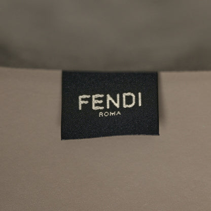 Fendi Vitello King Ceylon Plexiglass Woven Logo Debossed Medium Fendi Sunshine Shopper Tote Tortora White Ice 6 of 9