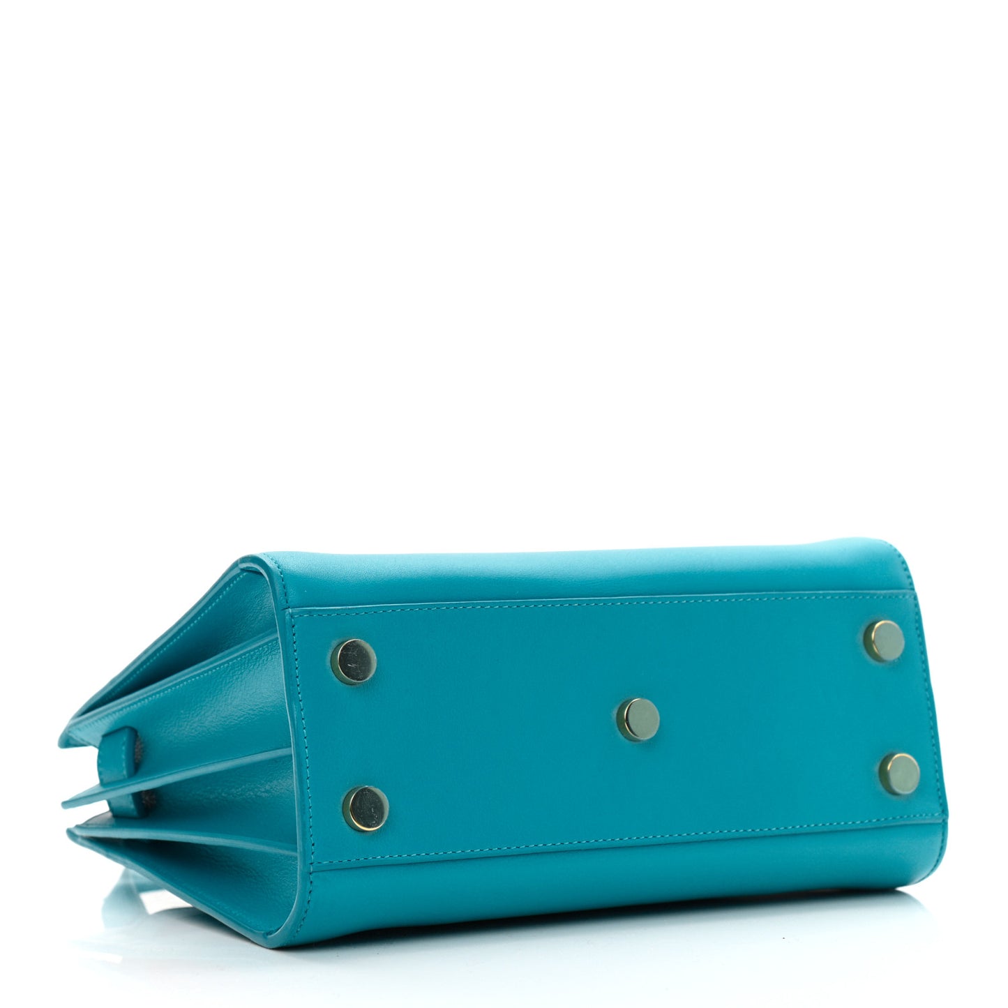 Calfskin Nano Sac De Jour Turquoise