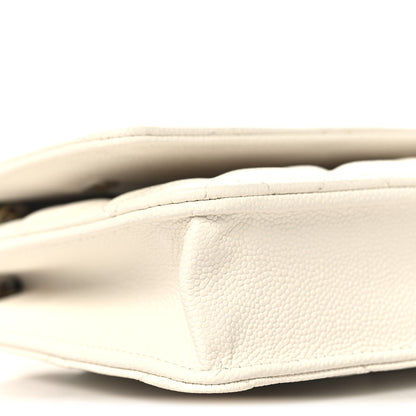 Chanel Caviar Quilted Wallet On Chain WOC White 10 of 12