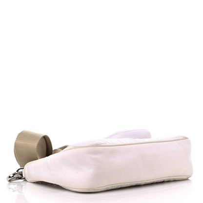 Prada Nylon Re-Edition 2005 Shoulder Bag White 4 of 16